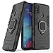 Produktbild COOVY® Cover für Samsung Galaxy M30s / M21 SM-M307FN/DS Bumper Case, Plastik + TPU-Silikon, extra stark, Anti-Shock, Stand Funktion + Magnethalter | schwarz