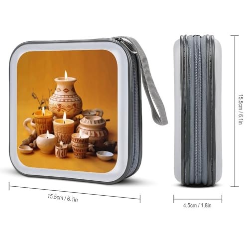 Étui CD plastique rigide pour bougies chauffe-plat - 2