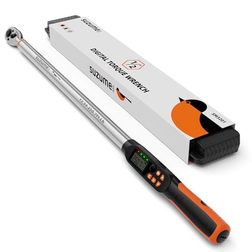 SUZUME Digital Torque Wrench 12.5-250.9 Ft-Lb Digital