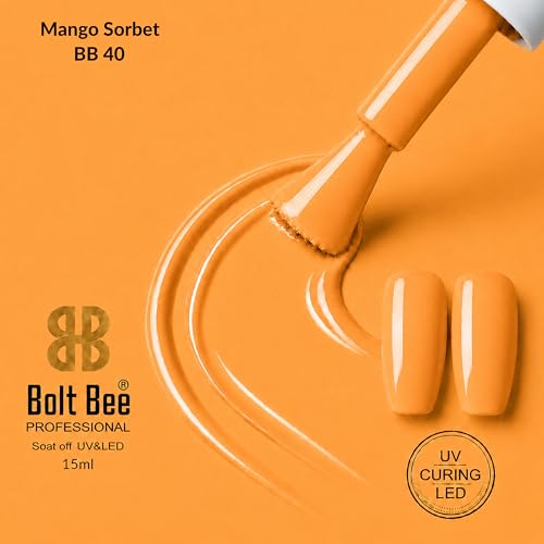 Image of Bolt Bee pastel Color Gel Nail Polish Soak Off UV Gel 15ML DIY at Home Manicure Salon Nail Art