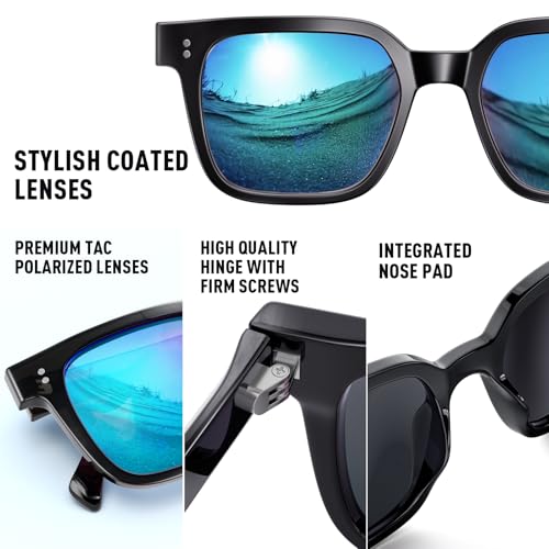 Image of SKYOAK Premium 158MM Large Polarized Sunglasses for Men Women, 2 Pack XXL TR Frame Trendy Sun Glasses Outdoor with UV400