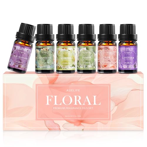 Floral Essential Oils Set | Top 6 Essential Oils for