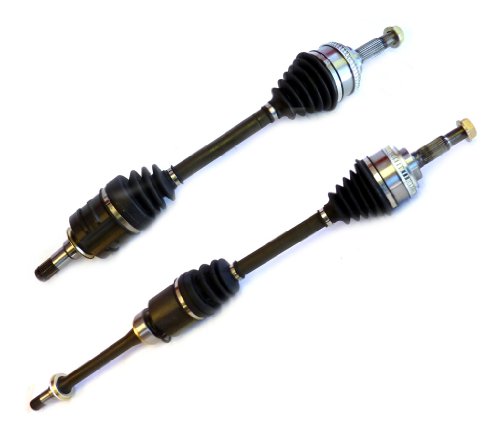 DTA TO87618760A front Left Right Pair - 2 New Premium CV Axles (Drive Axle Assembly) Compatible With 1992-2001 Toyota Camry, 4cyl Automatic