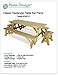 Classic Rectangle Picnic Table /w Benches Woodworking Plans, #ODF12