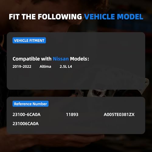 23100-6CA0A Alternator for 2019–2022 Nissan Altima 2.5L: 120A Replacement, Fitment & Buying Guide - Image 3