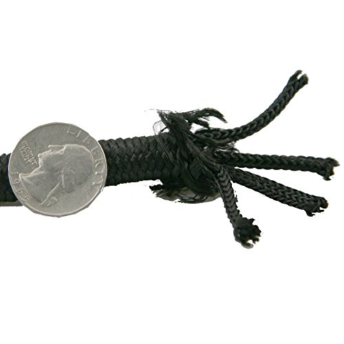 Emergency Zone 9Mm Nylon Braided, 50 Foot, Multi-Purpose Camping Rope | Black (2 Pack) #TOP3