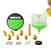 OEMTOOLS No-Spill Coolant Funnel Kit, 15 Piece Fluid and Oil Funnel Set, Allows Access To Hard-To-Reach Radiators