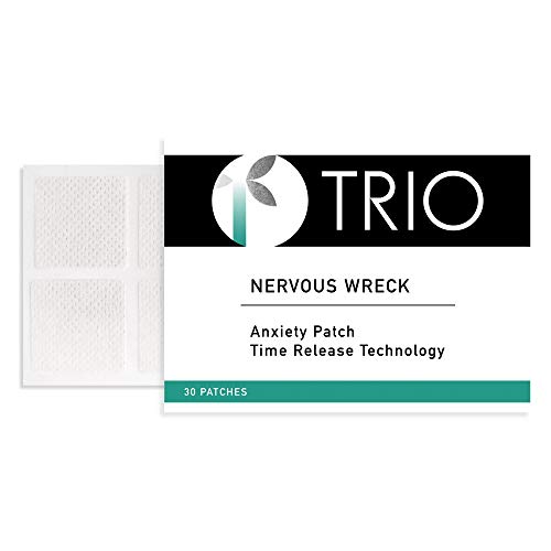 Trio Nervous Wreck - Anxiety, Panic Attack, Panic Disorder Blend (30 Patches)