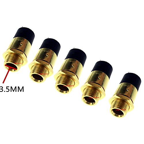Lsgoodcare 20PCS 3.5MM 1/8 Inch Jack Estéreo Panel miniatura 5