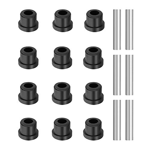figatia Kit de buchas de molas traseiras para carrinho de golfe TXT com 6X mangas e 12X buchas feita
