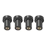 Ram Mount Mari-Nut Rubber Expansion Brass Nuts (4 Count), Black