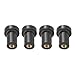 RAM MOUNTS Mari-Nut Rubber Expansion Brass Nuts (4 Count), Black