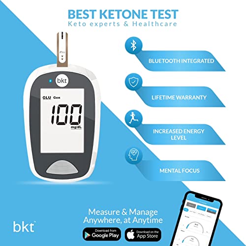 Best Ketone Test  |  Dual Blood Ketone And Blood Glucose Test Meter (Td-4279)  |  Complete Value Kit #TOP1