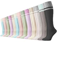 4 Pairs - Black + White + Gray + Blue