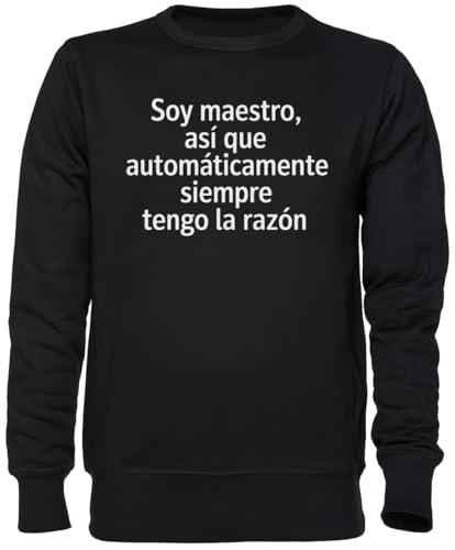 Sweat-Shirt Soy Maestro Noir - Idée Cadeau Originale Jersey Confort Unisexe