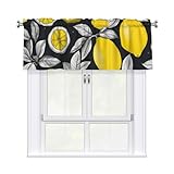 Photo Gallery enrpty tenda mantovana con stampa di limoni, per cucina, bagno, camera da letto, soggiorno, decorazione per la casa, 137 x 45,7 cm Photo Gallery enrpty tenda mantovana con stampa di limoni, per cucina, bagno, camera da letto, soggiorno, decorazione per la casa, 137 x 45,7 cm