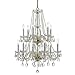Crystorama 1137-PB-CL-S Crystal Six Light Chandeliers from Traditional Crystal collection in Brass-Polished/Castfinish,