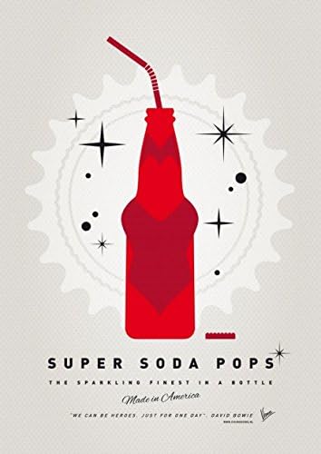 My SUPER SODA POPS Black widow by Chungkong // Unique, Original Wall Art // 11.7 x 16.5 inches / 30 x 42cm // Framed and Ready To Hang // Custom Printed On 240gsm Premium Art Paper and Framed By Hand In a Beautiful Black Wooden Frame // Best Art For Home or Office // 100% Money Back Guarantee