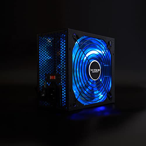 TooQ TQXGEII-700SAP - Fuente de alimentación Gaming (700W, PFC Activo, ATX 12V V2.31) Certificación 80 Plus Bronze, led Ventilador apagable, Color Negro