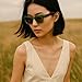 COTIA Fashion Square Sunglasses Women New Unique Irregular Wave-Shaped Frames Sun Glasses for Men Trending Cute Eyewear (green)