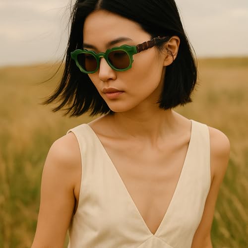 COTIA Fashion Square Sunglasses Women New Unique Irregular Wave-Shaped Frames Sun Glasses for Men Trending Cute Eyewear3