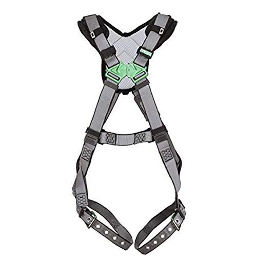 Image of MSA 10194891 V-FIT Harness, Super Extra Large, Back D-Ring, Tongue Buckle Leg Straps, Shoulder Padding