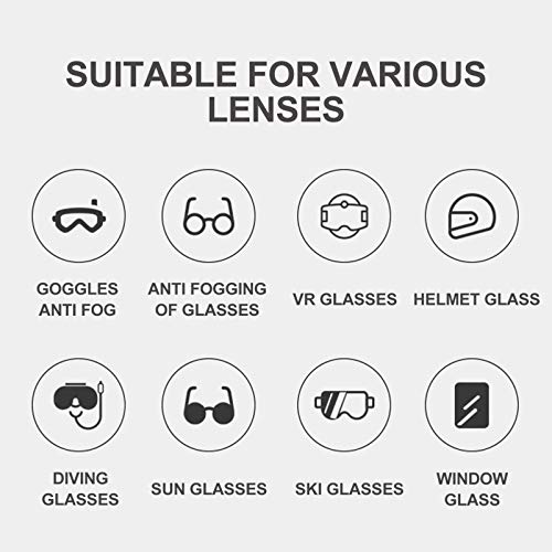 ULTNICE Anti-Fog Oplossing voor Brillen Brillen Defogger Lens Cleaner voor Goggles Optiek Voorschrift Bril Vizier - Image 4
