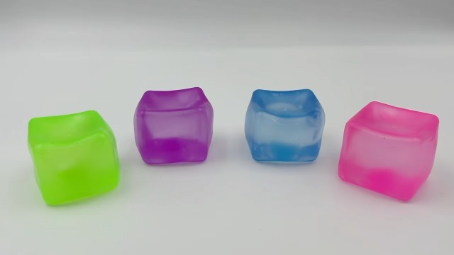 Stress Cube Squishy Toy, 1.97 Inch Slow Rising Fidget Stress Ball, Soft Squeeze Sensory Toy for Adults & Kids, Durable Leakproof Solid Color Cube, Gift-Ready for Office Classroom