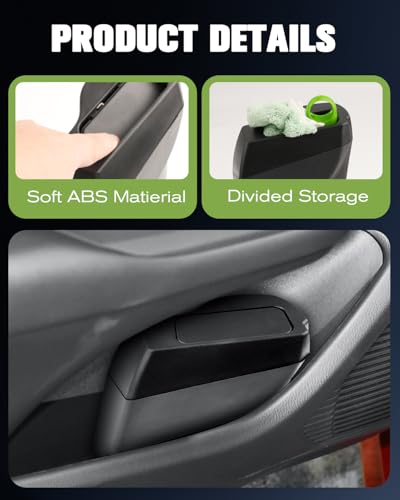 Image of 2026 Prius Door Trash Can Trash Bin for Door 2026 Prius XSE Car Door Trashcan Trash Holder for 2023-2026 Toyota Prius Accessories (LE /XLE Premium /Limited /Prime SE /XSE Premium) Driver Side Door Bin