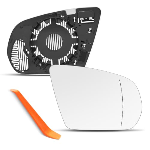 Passenger Side Mirror Compatible with 2015-2021 Mercedes Benz C300 W205, 2017-2020 E350 W213, 2014-2017 S550 W222, 2016-2021 GLC300 W253 X253, Mercedes Benz C E S Class GLC, Right Side, Heated by oleycaw - Used condition - US$19.60