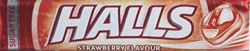 Halls Vita C - Caramelo de Fresa sin azucar, 32 g - [Pack de 5] Cover