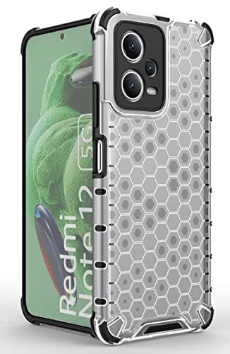 Image of Glasgow Back Case Cover Designed for [ Poco X5 5G ] (Stylish Look | Shock Proof) - Transparent