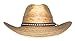 Straw Cowboy Palm Leaf Hat, Sombreros para Hombres de Palma (Natural/No Strap)