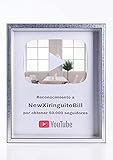 decoracion youtube Logo y texto impresos con relieve