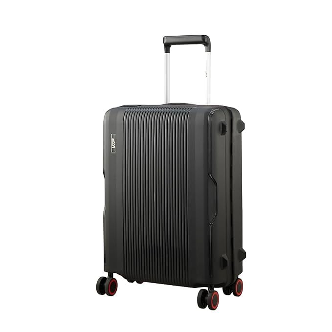 Maestro Nxt 8W Medium Hard Shell Suitcase, 360 Degree Wheels, Polypropylene (Black, Medium)-picture-15