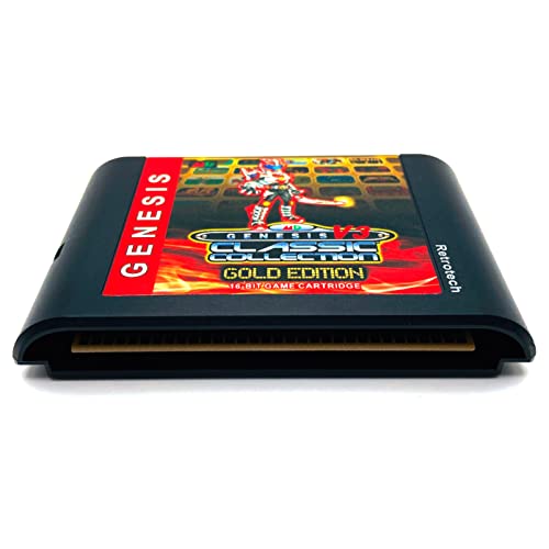 Retrotech 1500 In 1 Game Cartridge Gold Edition For Sega Genesis Console thumb #3