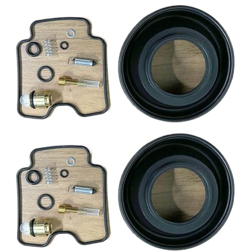 Réparation carburateur BSR37 : lot de 2 kits avec membrane sous vide moto