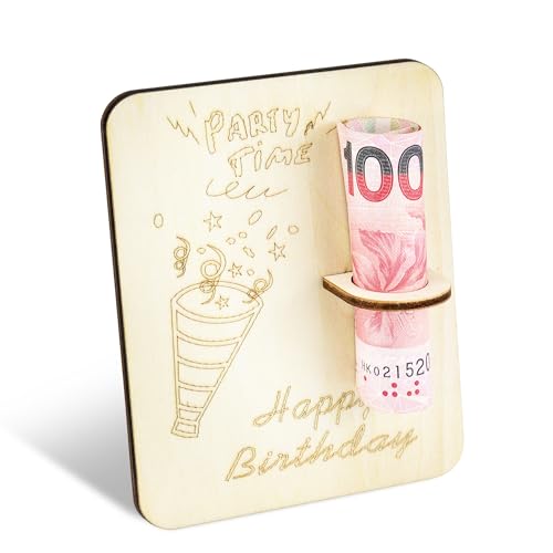 TAKULA Cadeau d'anniversaire argent Cadeau d'anniversaire carte cadeau Pack cadeau