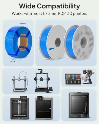 Image of ELEGOO PLA Basic Refill Filament 1.75mm Megenta 1KG, 3D Printer Filament No Spool Dimensional Accuracy + /- 0.02mm, 3D Printing PLA for Reusable Spool Refilling