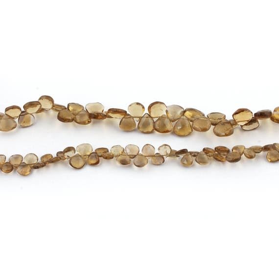 Perles quartz bière cœur pour fabriquer des bijoux bohèmes d'été