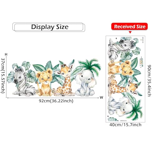Vinilos decorativos de animales de la selva sacinora miniatura 5