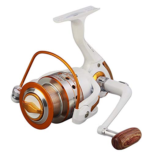 Torn Heaven 500-9000 Fishing Reel Spinning Fishing Reels 12+1Bb 5.5:1 Wood Handle Fishing