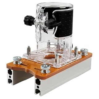 Wood Trimmer Router Base, 2 in 1 Fastener Slotting Bracket, Compact Wood Palm Base, for Inside Diameter 65mm Trimming Machine, for Grooving for Cabinet Wardrobe Closet Furniture