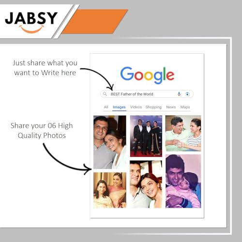 Image of Amazon Brand JABSY - Personalised Couple Name Unique Photo Frame | Wedding Engagement Anniversary Birthday Gift