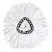 Testina di Ricambio Spin Mop, Microfibra Triangle Mops Head Mop Strumento di Pulizia Attrezzi per la Pulizia Pulizia dei Pavimenti Snodo Girevole