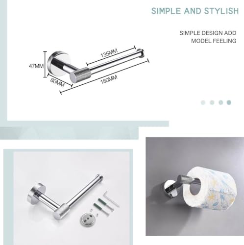 Ensemble de salle de bain chrome moleté pour une routine moderne - 5