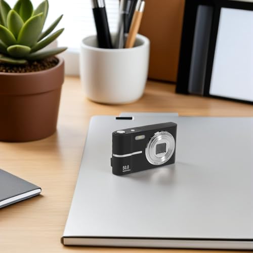 Cámara Digital Compacta Toddmomy Estilo Vintage Negra miniatura 7