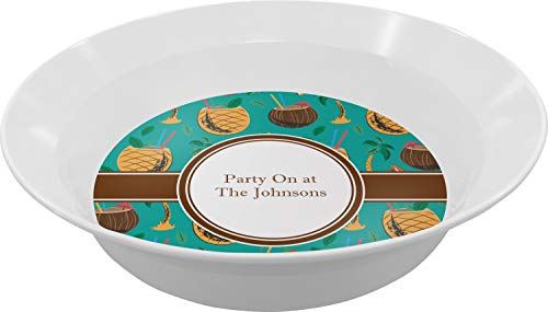 Personalized Coconut Drinks Melamine Bowl - 12 oz