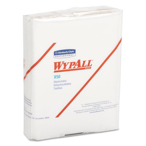 WypallX50 Hydroknit 1/4 Fold Wipers - -35025