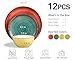 ONEMORE Plates and Bowls Set 12 Pcs,Stoneware Dinnerware Sets for 4 Microwavable,Oven & Dishwasher Safe Porcelain,Scratch Resistant Dishes Set
